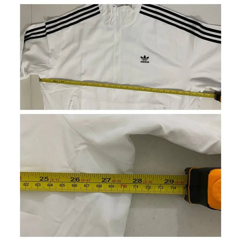 Adidas Originals Classics Adicolor Firebird Woven Tracksuit White Black Size XL